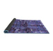 Sideview of Animal Blue Traditional Rug, tr2794blu