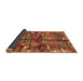 Sideview of Animal Brown Traditional Rug, tr2794brn