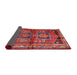 Sideview of Traditional Dark Almond Brown Persian Rug, tr2795