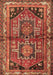 Machine Washable Persian Brown Traditional Rug, wshtr2795brn