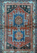 Machine Washable Persian Light Blue Traditional Rug, wshtr2795lblu