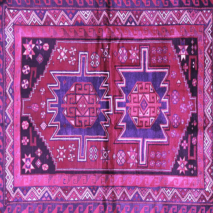 Square Persian Purple Traditional Rug, tr2795pur