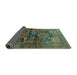 Sideview of Persian Turquoise Traditional Rug, tr2796turq