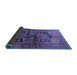 Sideview of Persian Blue Traditional Rug, tr2796blu