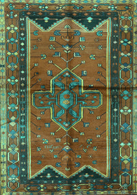 Persian Turquoise Traditional Rug, tr2797turq