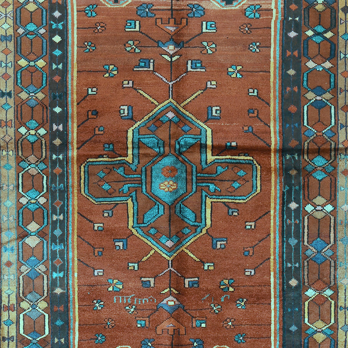 Machine Washable Persian Light Blue Traditional Rug, wshtr2797lblu