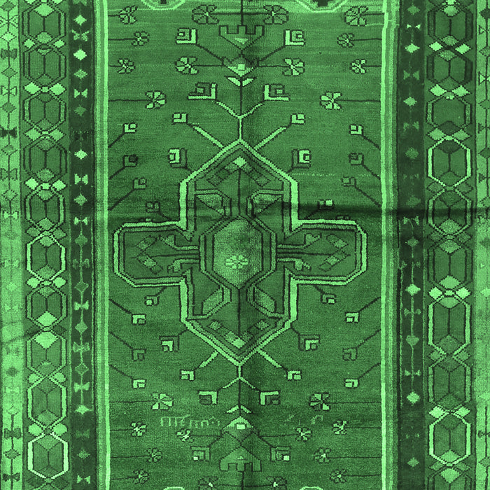 Persian Emerald Green Traditional Rug, tr2797emgrn