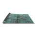 Sideview of Persian Light Blue Traditional Rug, tr2798lblu