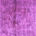 Square Persian Purple Traditional Rug, tr2798pur