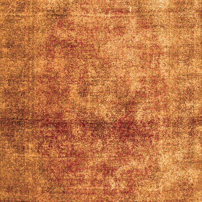 Serging Thickness of Machine Washable Persian Orange Traditional Area Rugs, wshtr2798org