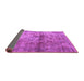 Sideview of Persian Purple Traditional Rug, tr2798pur