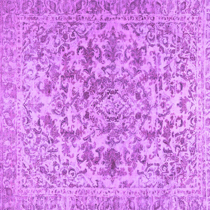 Square Persian Purple Traditional Rug, tr2799pur