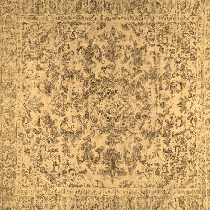 Square Machine Washable Persian Brown Traditional Rug, wshtr2799brn
