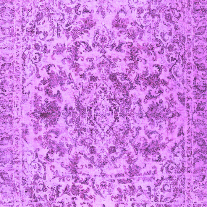 Machine Washable Persian Purple Traditional Area Rugs, wshtr2799pur