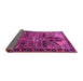 Sideview of Persian Pink Traditional Rug, tr279pnk