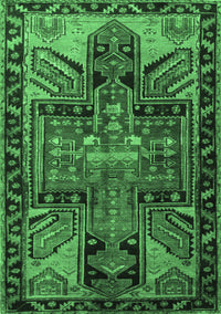 Persian Emerald Green Traditional Rug, tr279emgrn