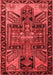 Persian Red Traditional Area Rugs