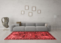 Machine Washable Persian Red Traditional Rug, wshtr279red