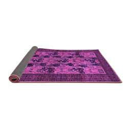Sideview of Animal Purple Traditional Rug, tr27pur