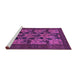 Sideview of Machine Washable Animal Purple Traditional Area Rugs, wshtr27pur
