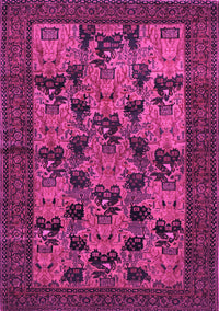 Animal Pink Traditional Rug, tr27pnk