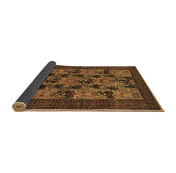 Sideview of Animal Brown Traditional Rug, tr27brn