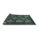 Sideview of Animal Light Blue Traditional Rug, tr27lblu