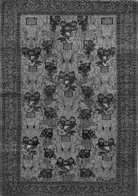 Animal Gray Traditional Rug, tr27gry