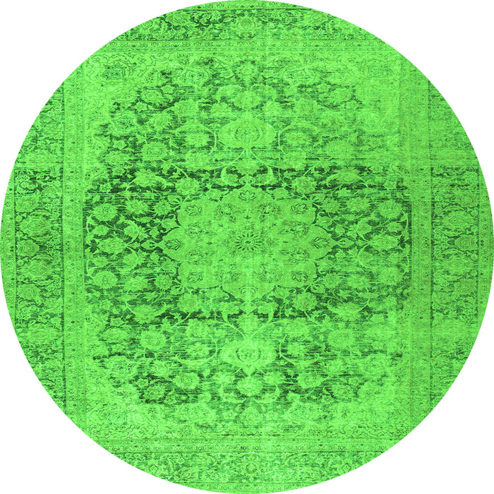 Machine Washable Persian Green Traditional Area Rugs, wshtr2800grn