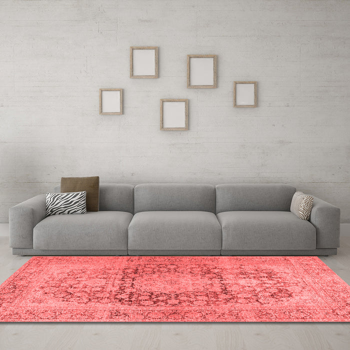 Traditional Red Washable Rugs