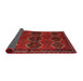 Sideview of Traditional Reddish Brown Persian Rug, tr2801