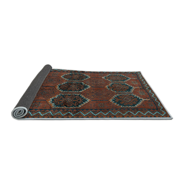 Sideview of Persian Light Blue Traditional Rug, tr2801lblu