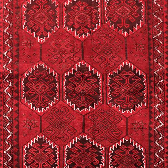 Machine Washable Persian Red Traditional Rug, wshtr2801red