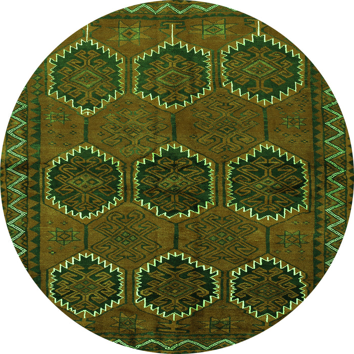 Machine Washable Persian Green Traditional Area Rugs, wshtr2801grn