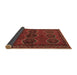 Sideview of Persian Brown Traditional Rug, tr2801brn