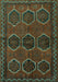 Persian Turquoise Traditional Rug, tr2801turq