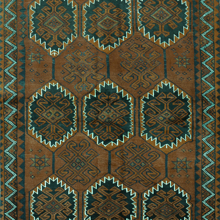 Persian Turquoise Traditional Rug, tr2801turq