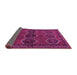 Sideview of Persian Purple Traditional Rug, tr2801pur