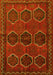 Machine Washable Persian Yellow Traditional Rug, wshtr2801yw