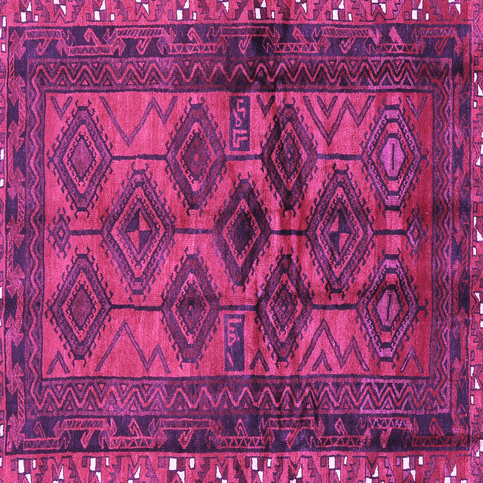 Square Machine Washable Persian Purple Traditional Area Rugs, wshtr2802pur