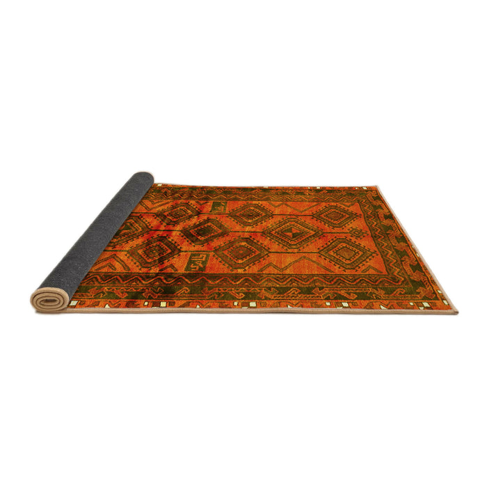 Sideview of Persian Yellow Traditional Rug, tr2802yw