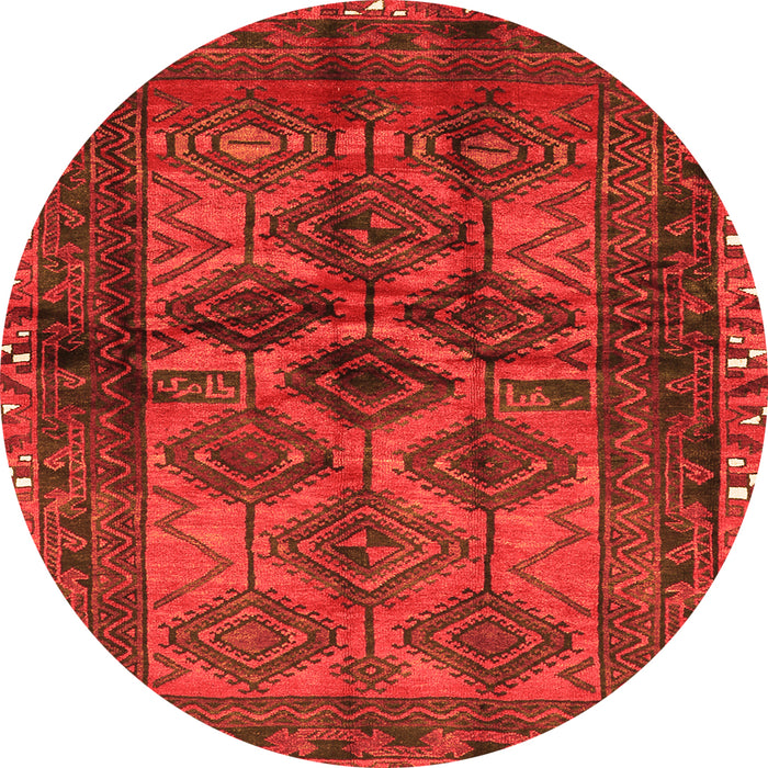 Square Persian Orange Traditional Rug, tr2802org