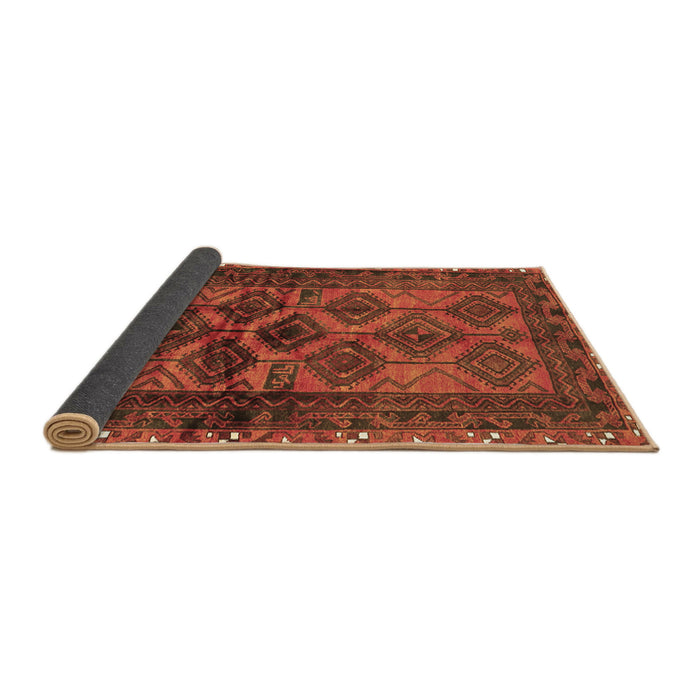 Sideview of Persian Brown Traditional Rug, tr2802brn