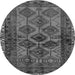 Square Persian Gray Traditional Rug, tr2802gry