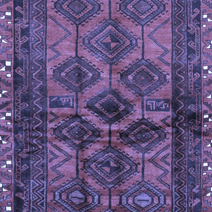 Machine Washable Persian Blue Traditional Rug, wshtr2802blu