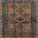 Square Persian Light Blue Traditional Rug, tr2802lblu