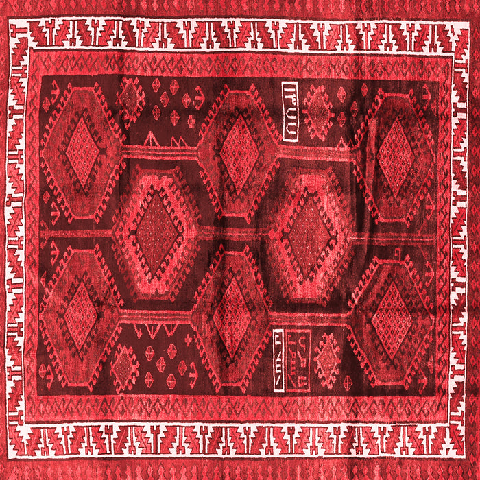 Machine Washable Persian Red Traditional Rug, wshtr2803red