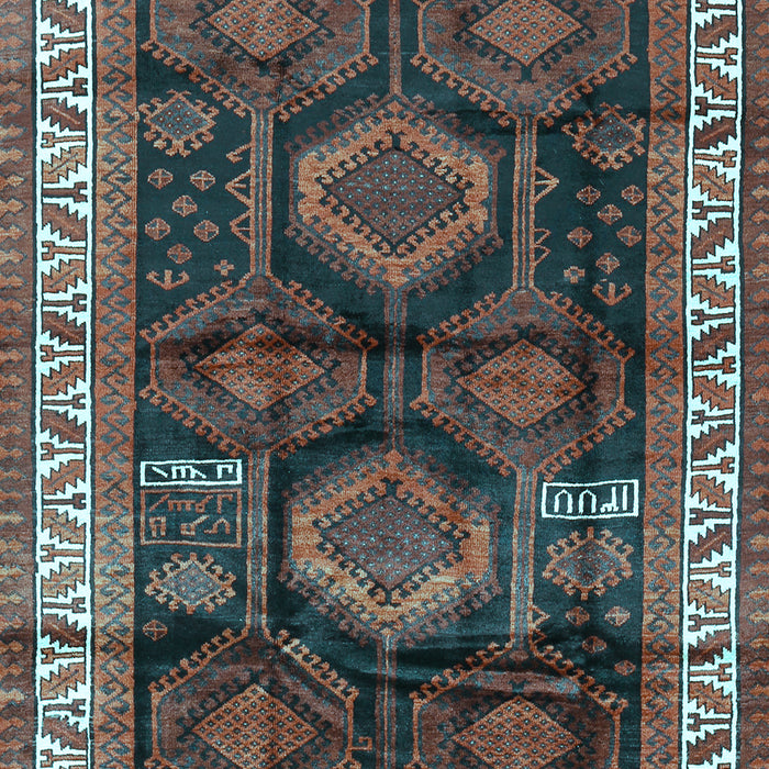 Machine Washable Persian Light Blue Traditional Rug, wshtr2803lblu