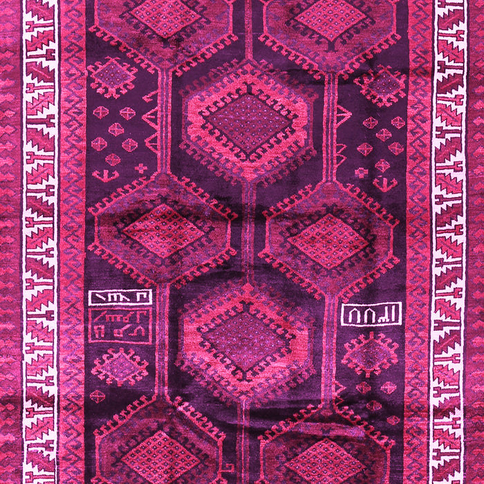 Machine Washable Persian Pink Traditional Rug, wshtr2803pnk