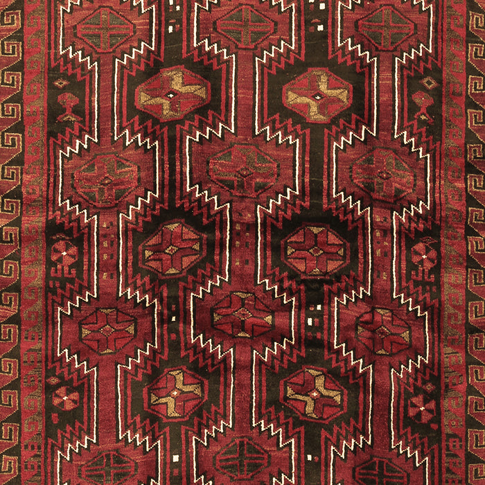 Machine Washable Persian Brown Traditional Rug, wshtr2804brn